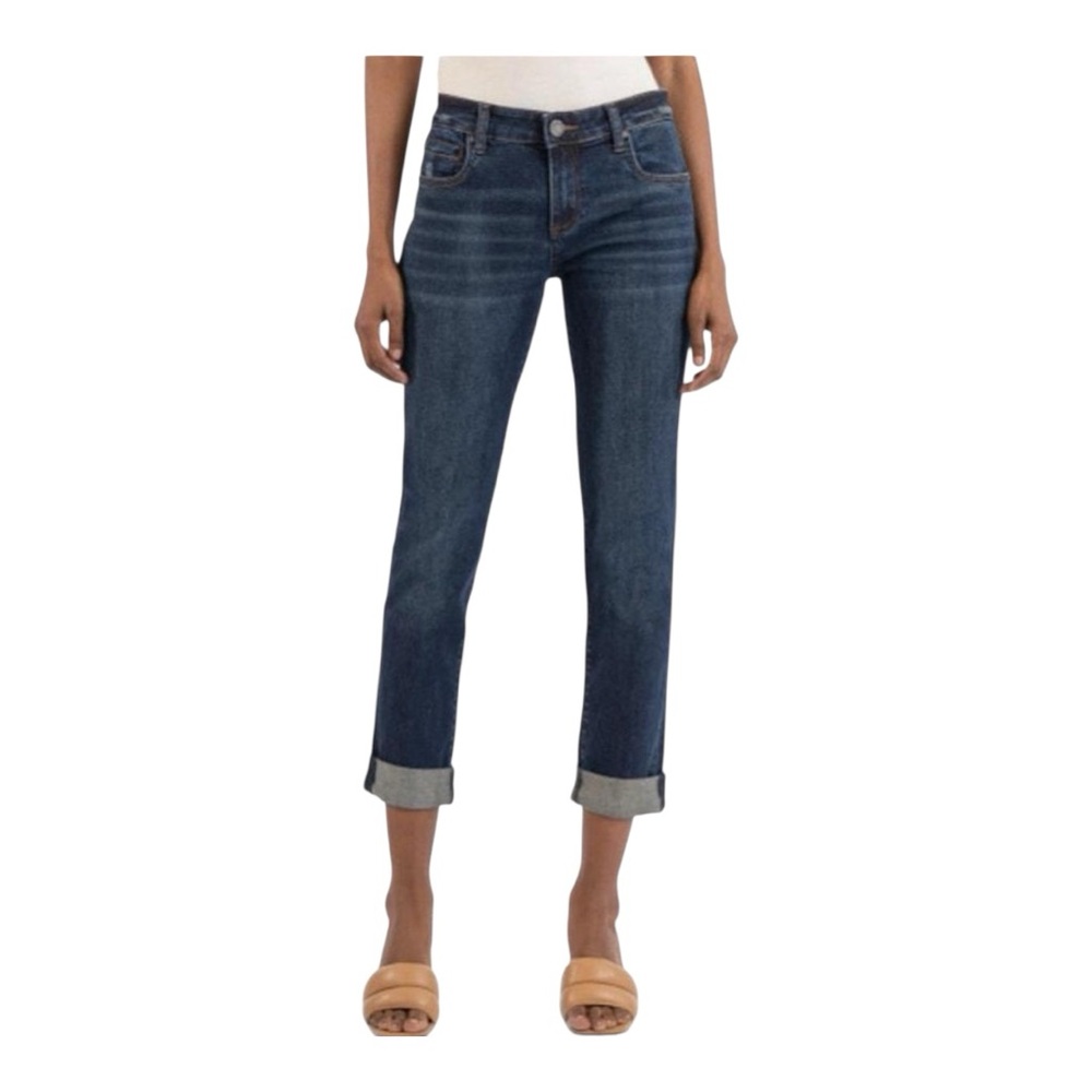 Kut From The Kloth
Catherine Mid Rise Boyfriend Straight Leg Jeans Size 10 EUC